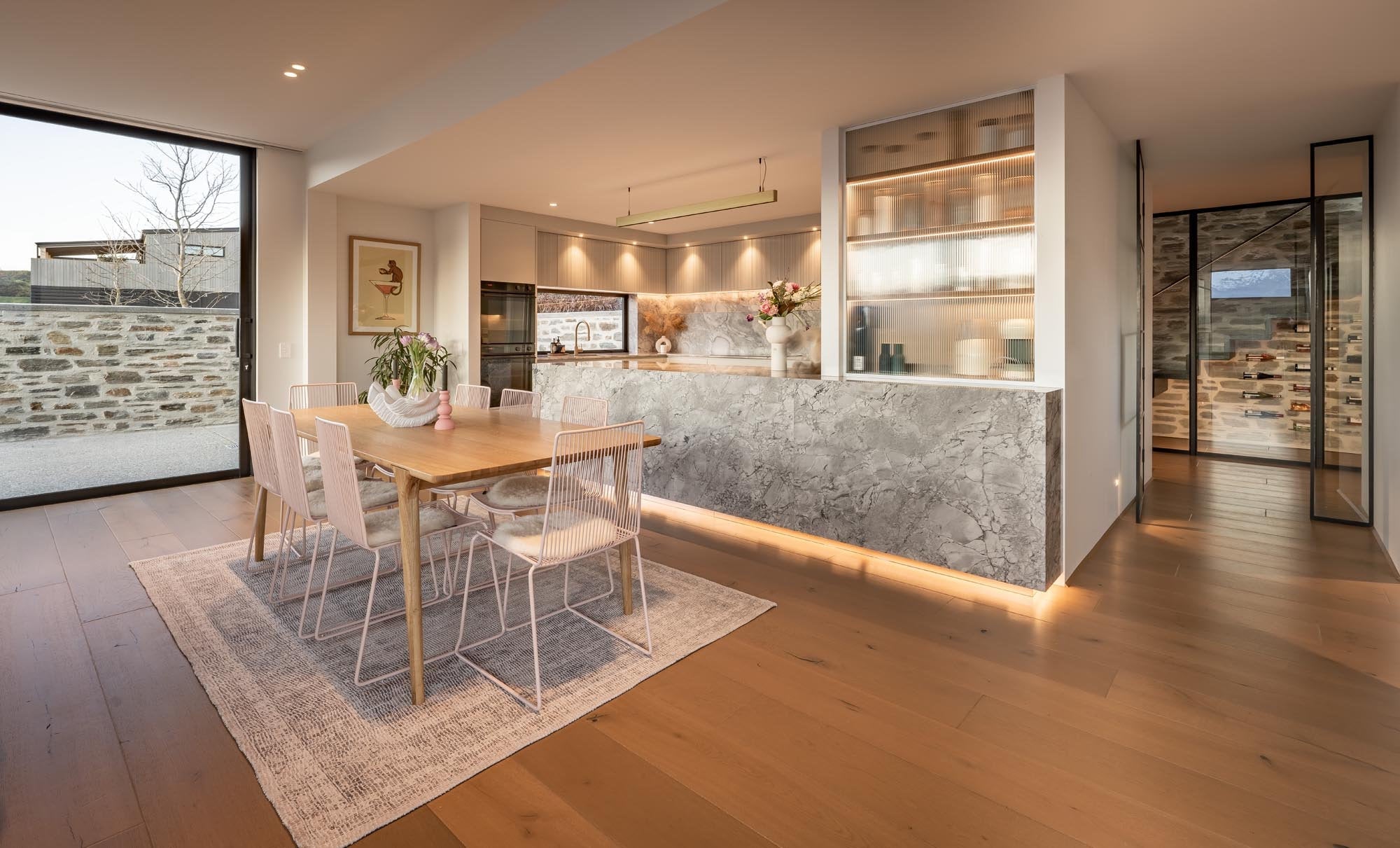 Saint-Tropez Oak flooring at Minaret Ridge, Peninsula Bay, Wānaka