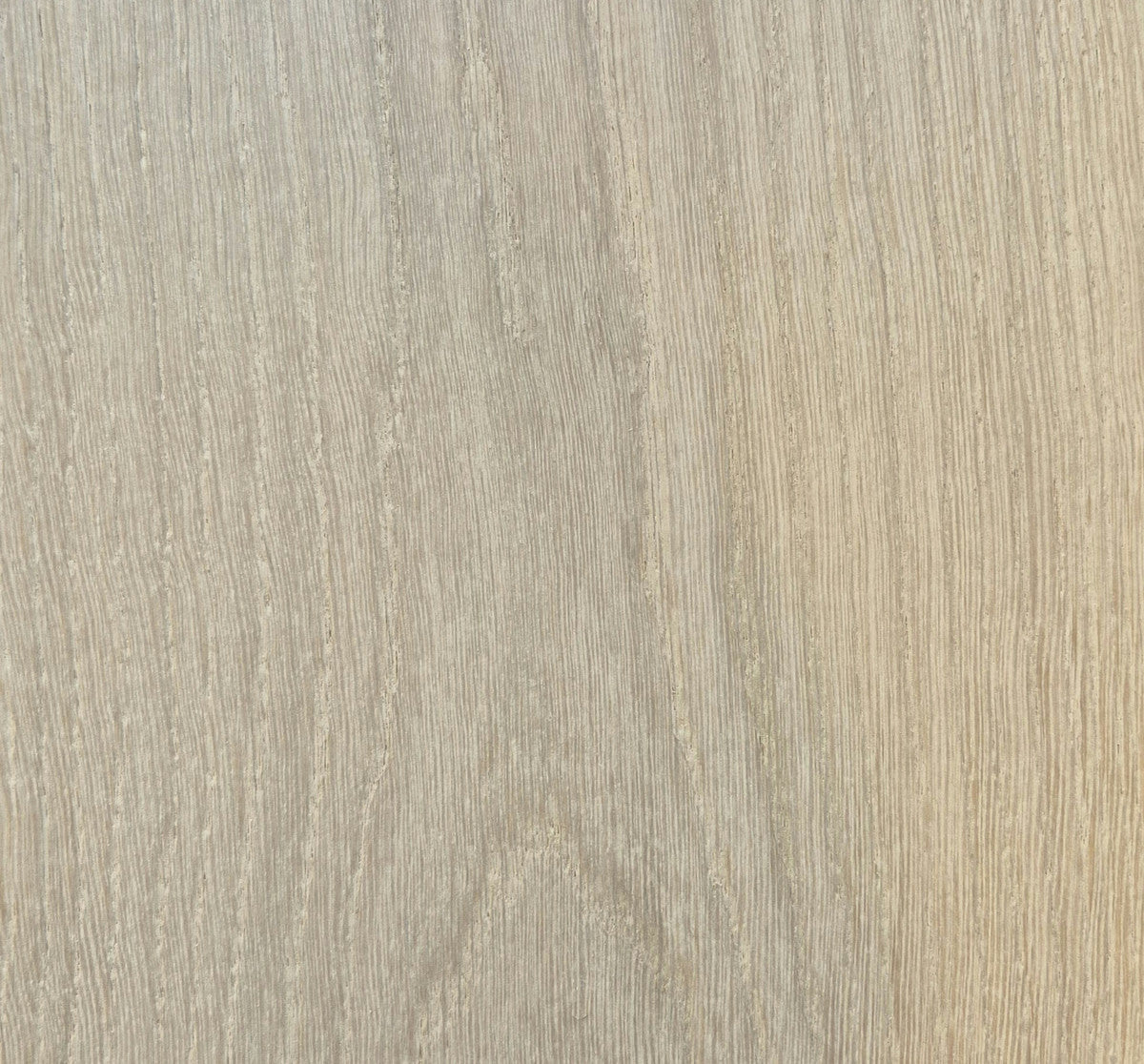 Picasso Oak sample, a pale natural European oak with a matt finish and handmade bevel